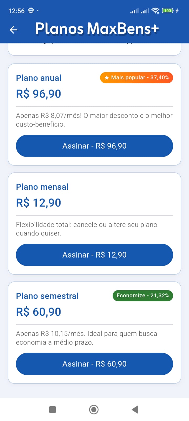 Planos MaxBens+